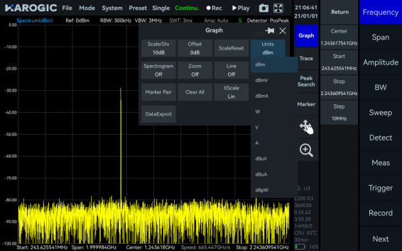 Multiple Unit Display interface